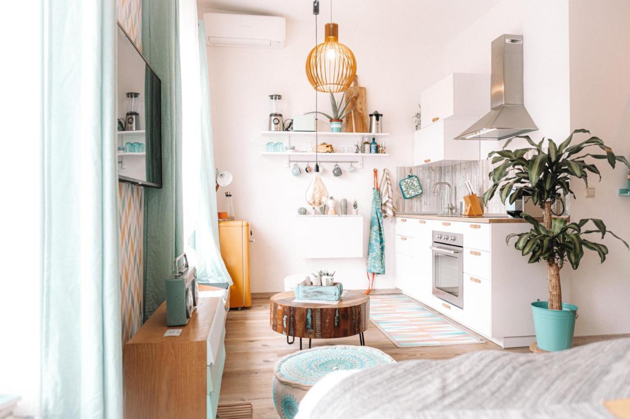 The Kalifornia I Stilvoll Mit Urlaubsfeeling I Dachterrasse I Klima Apartment Карлсруе Екстериор снимка