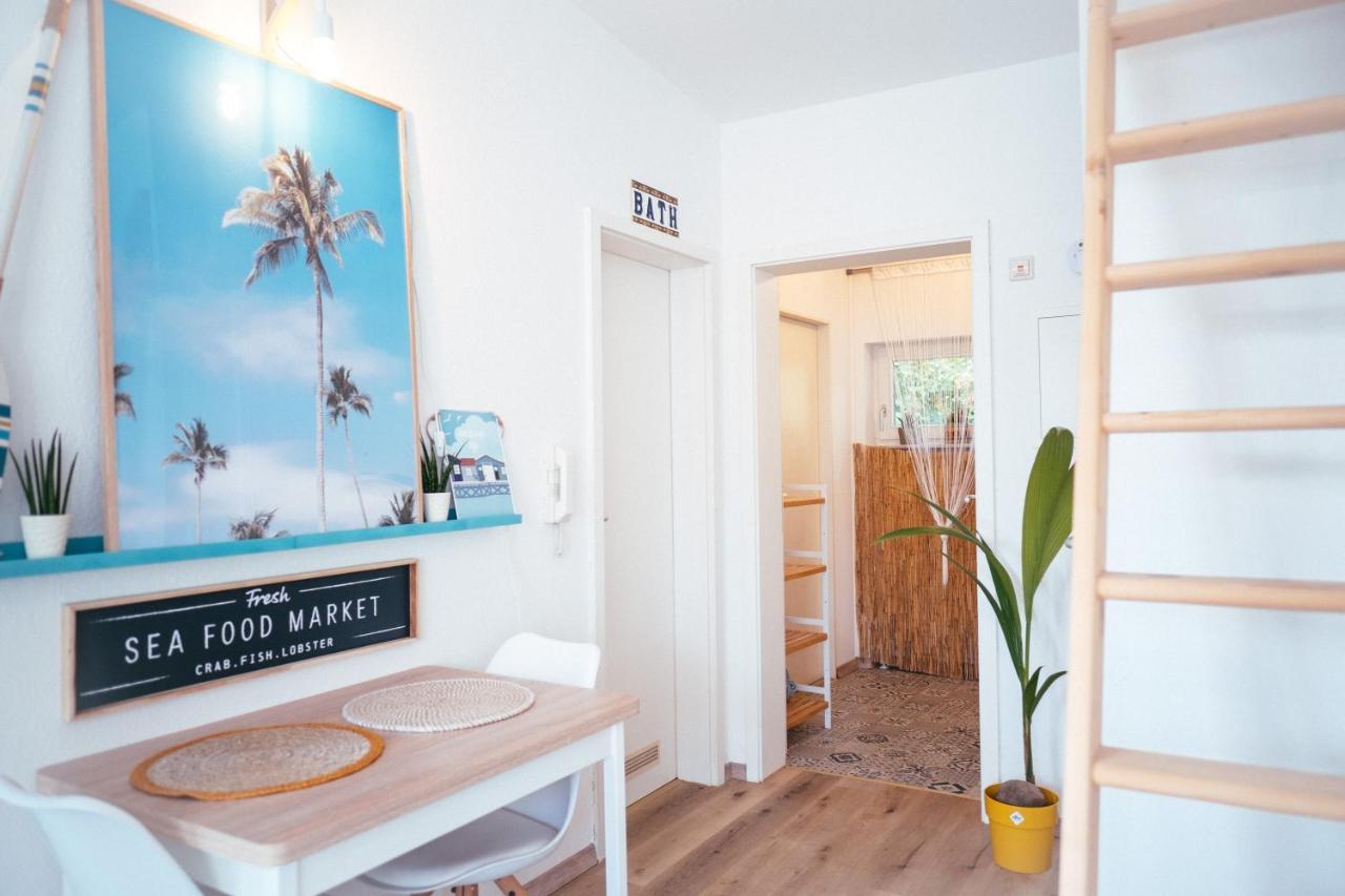 The Kalifornia I Stilvoll Mit Urlaubsfeeling I Dachterrasse I Klima Apartment Карлсруе Екстериор снимка